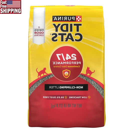 Multi-Cat Non-Clumping Cat Litter Odor Control Performance Moisture Absorption 24/7