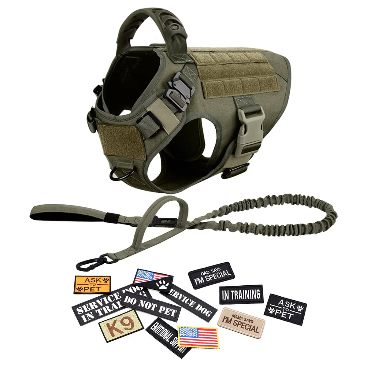 PETRAVEL Tactical Dog Harness Vest With Padded Quick Release