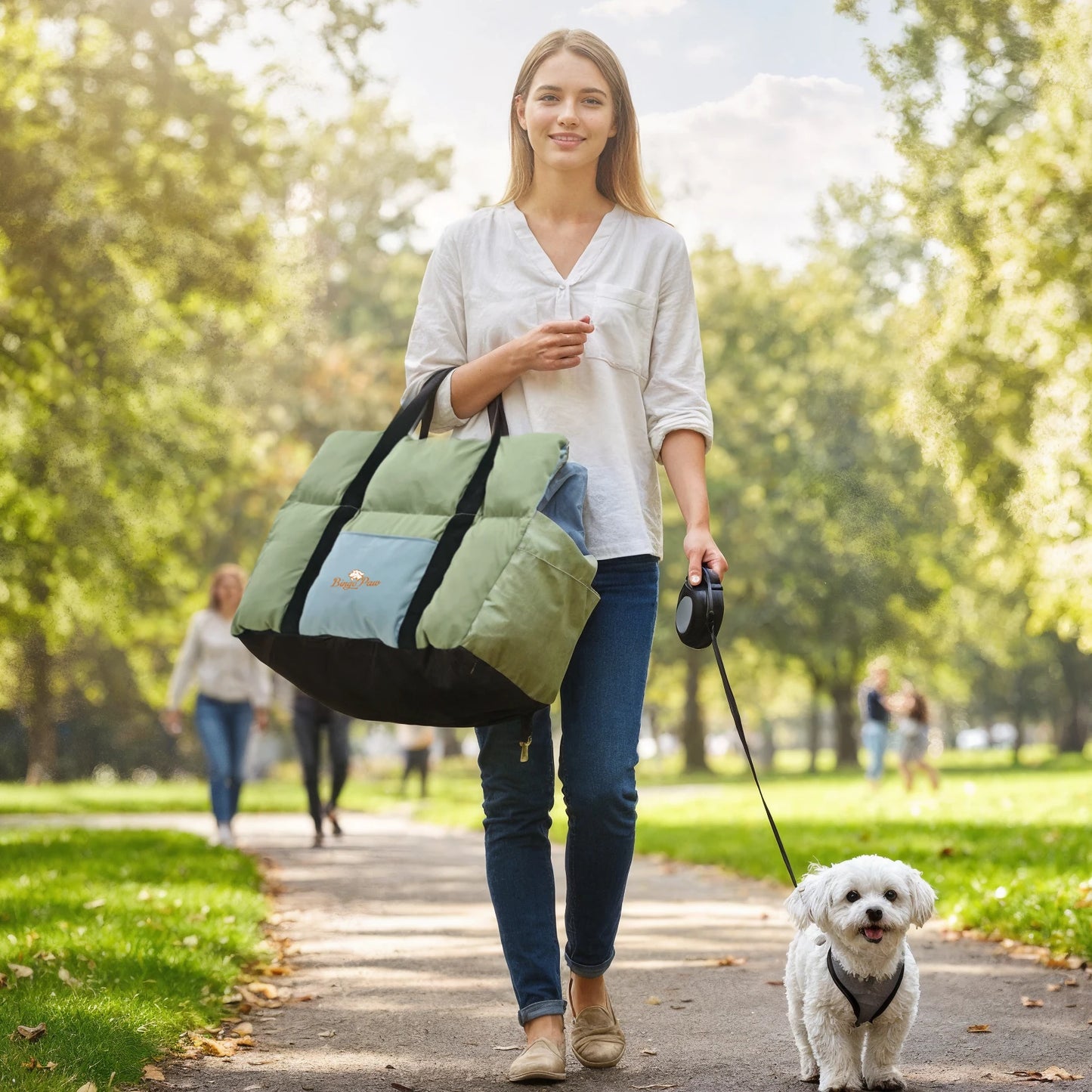 Dog Car Seat Travel Bed and Booster for Small Dogs