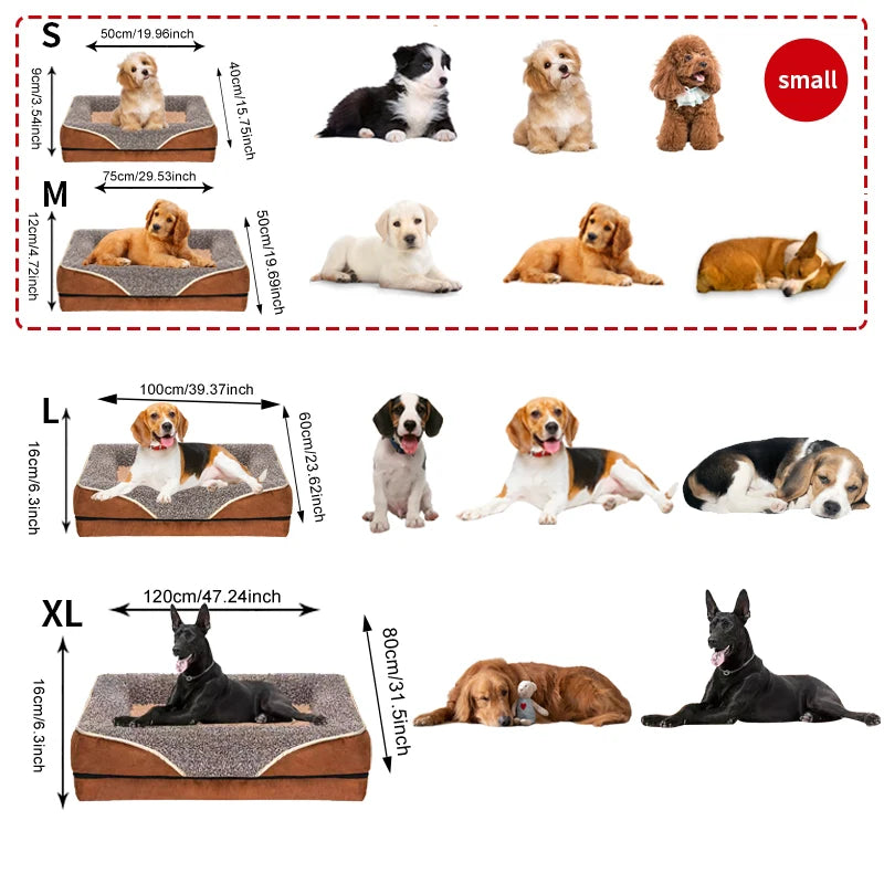 Jiangsu Dog Bed Removable Washable Sofa Style With Raised Edges