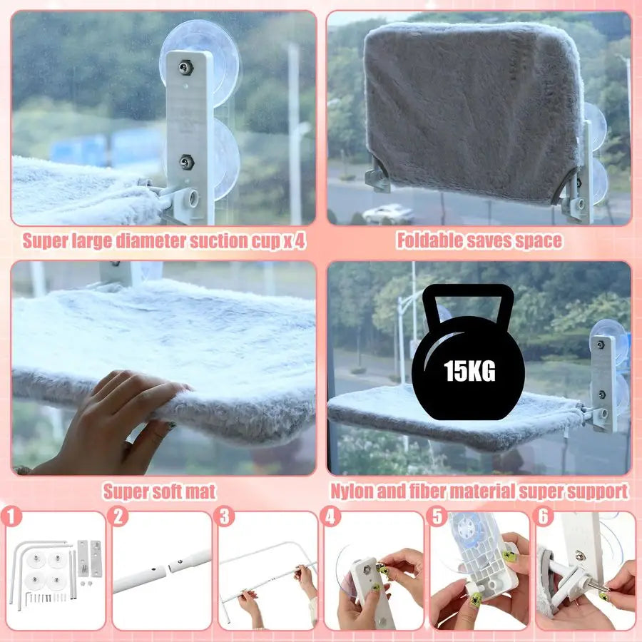 Kitten Starter Kit For Indoor Cats With Litter Box Toys Hammock Bed Scratcher Climbing Post And Bowls