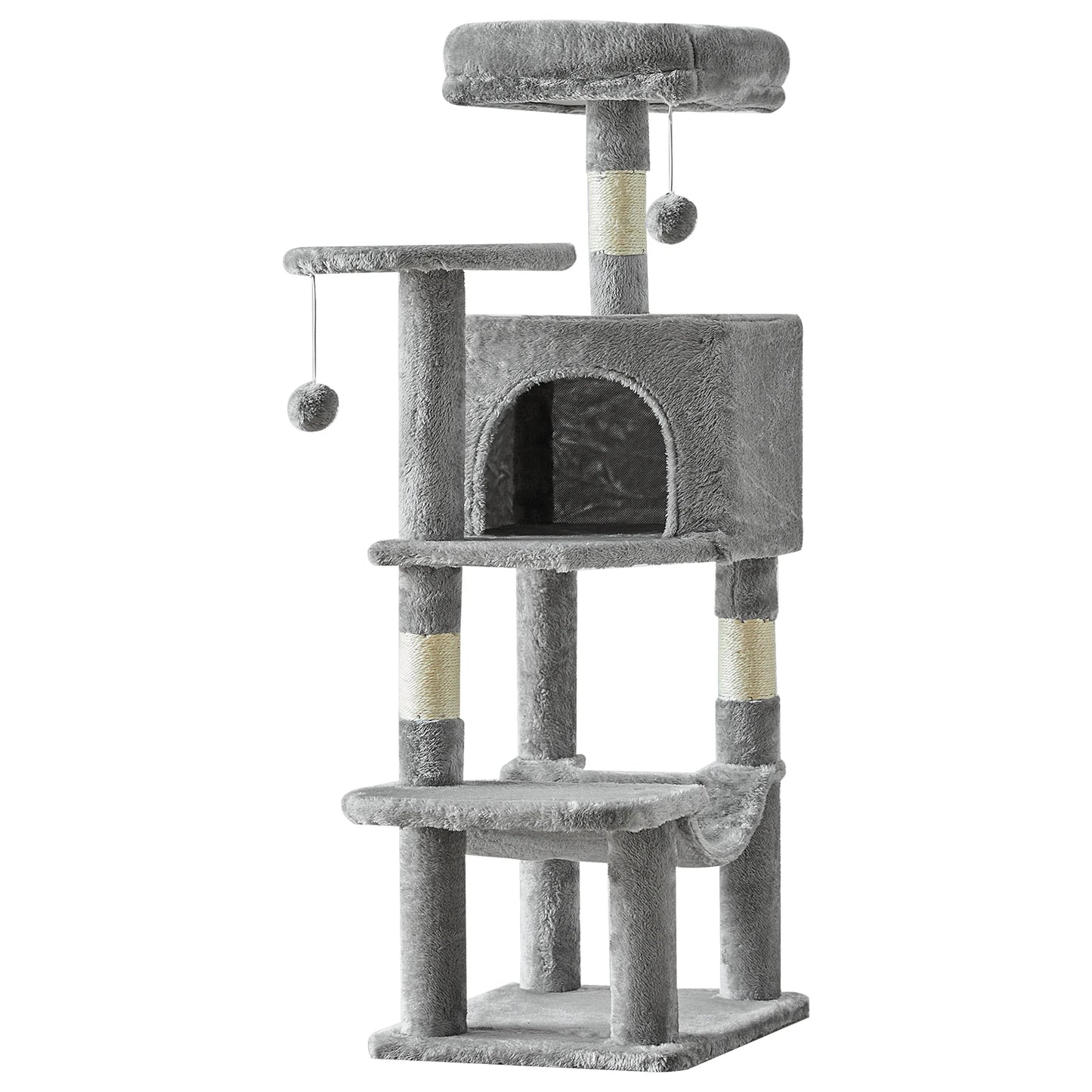 JHK Cat Tree Tower Indoor Multi-Cat Play Scratching