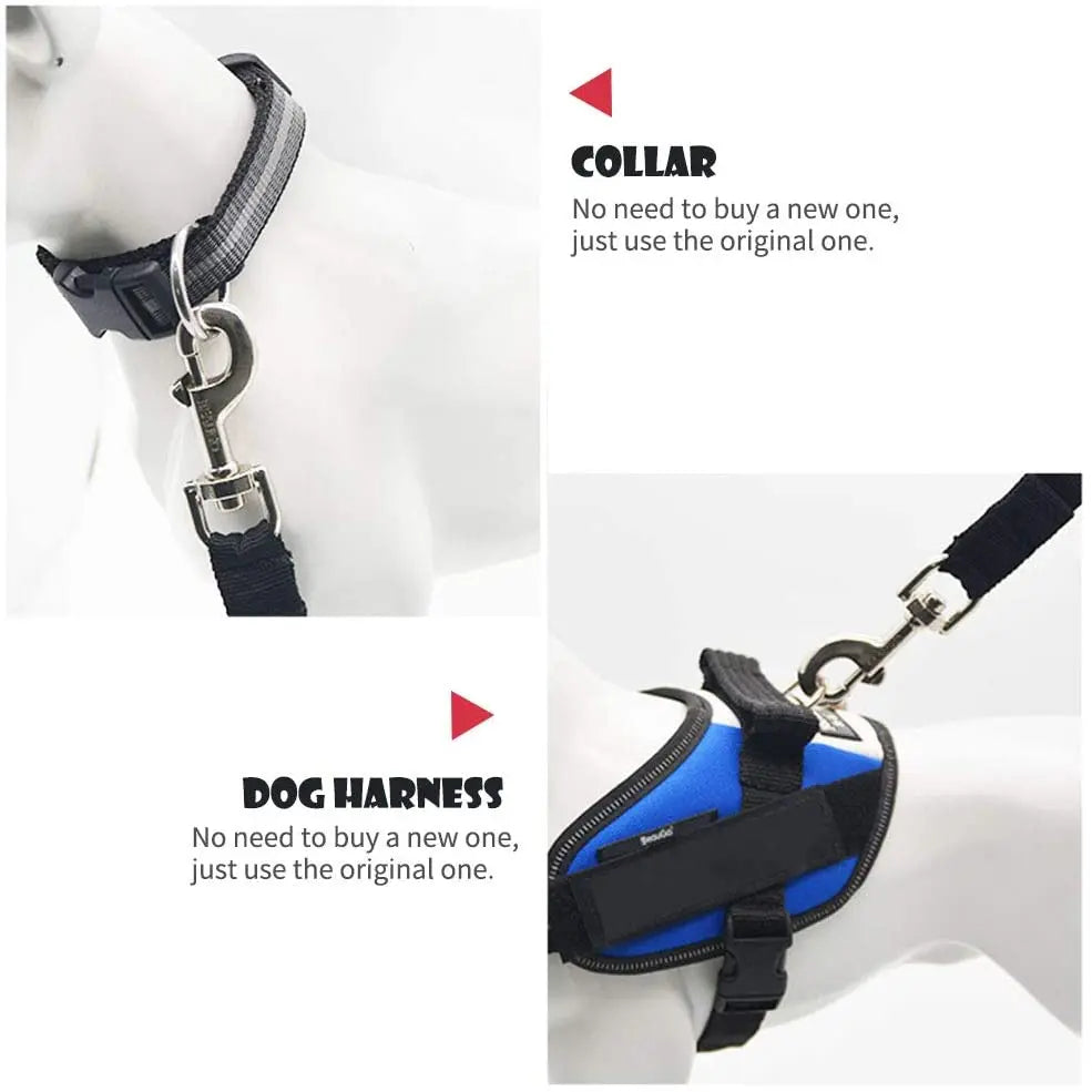 Pet Car Seat Belt And Harness For Dogs And Cats