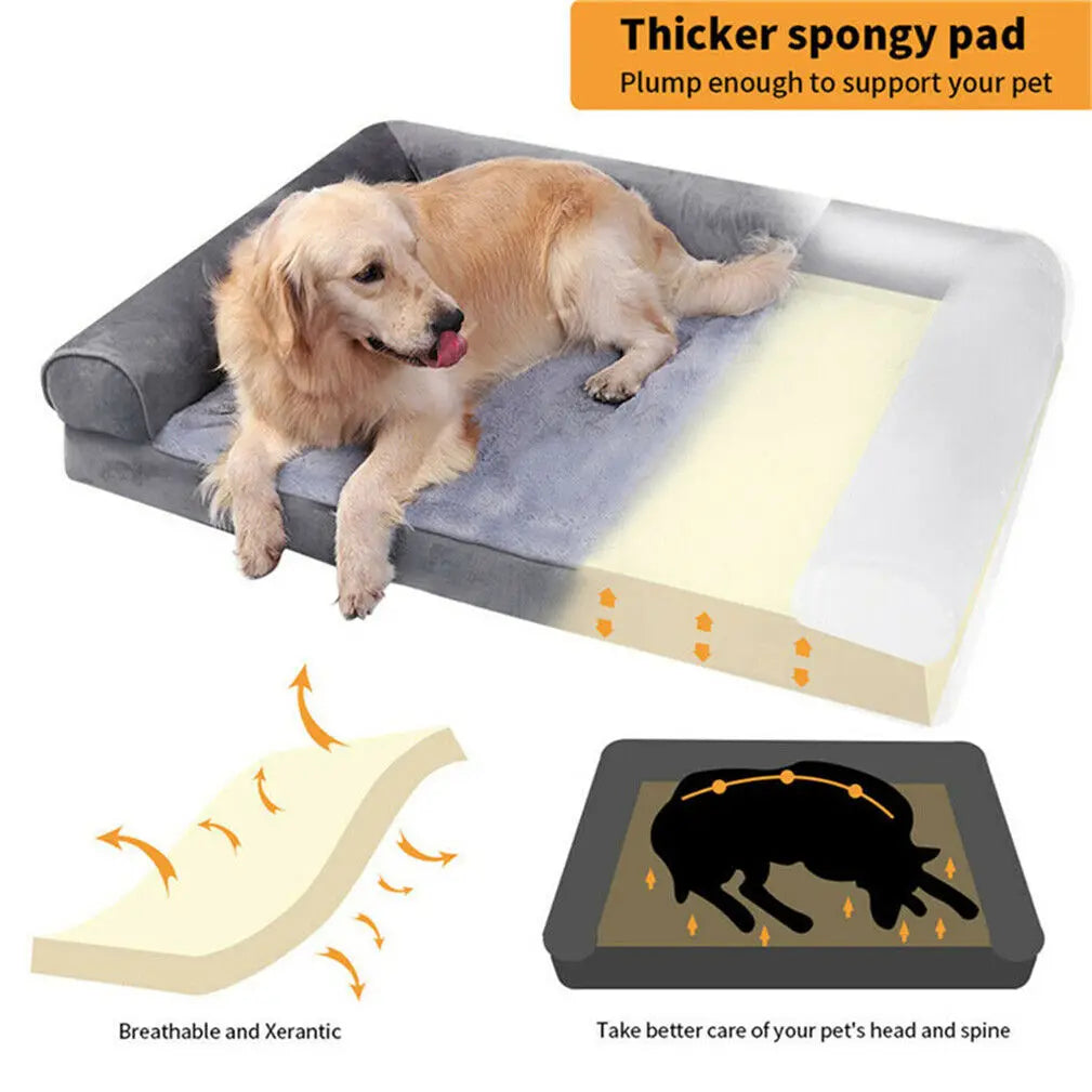 BINGOPAWCN Orthopedic Dog Bed With Removable Cover