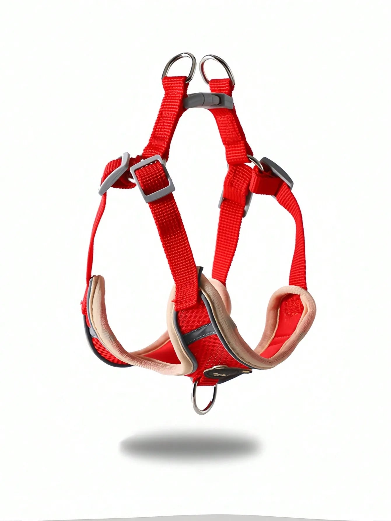 Cartoon Bear Reflective Pet Harness Leash Set For Dogs Cats