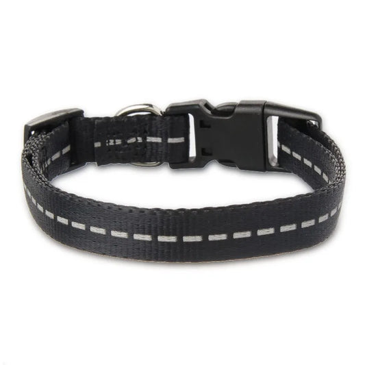 Reflective Polyester Adjustable Dog Collar For Comfortable Everyday Wear