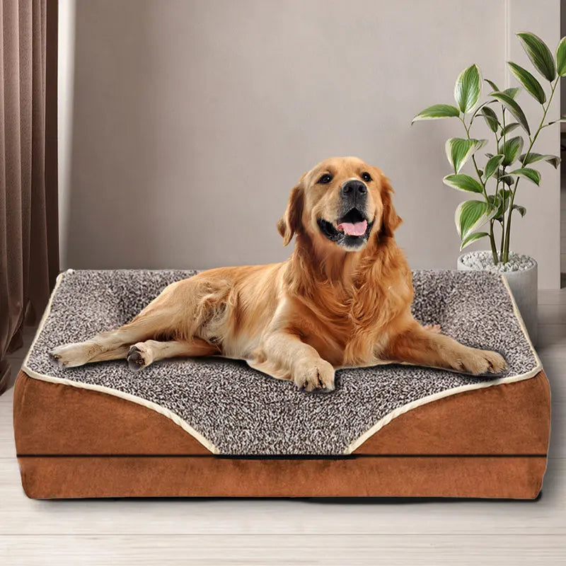 Jiangsu Dog Bed Removable Washable Sofa Style With Raised Edges